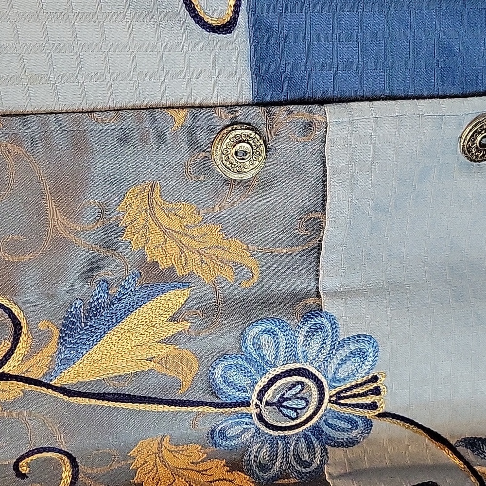 Indigo Moon Patchwork Embroidered Jacket - image 2